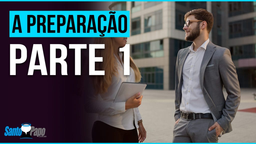 Homem bem vestido conversando com uma mulher