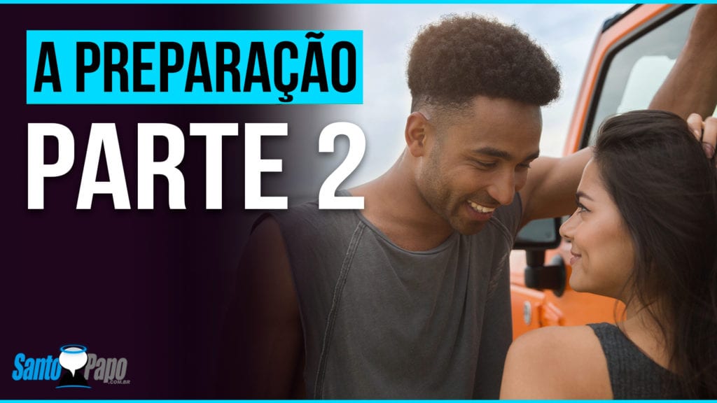 Homem conversando de perto com uma mulher enquanto estão encostados em um carro